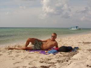 Meiner  -am Strand von Cozumel